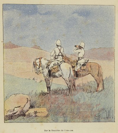 På grensen til Imerne av after Louis Charles Bombled