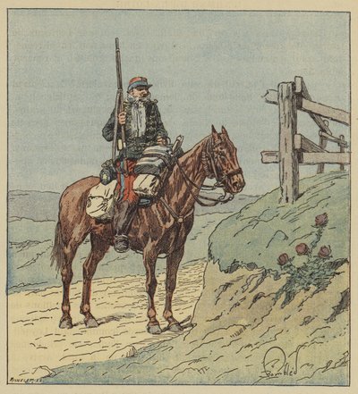 Stjernen til de 6. husarene av after Louis Charles Bombled