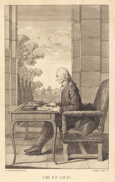 M. Lambert av after Louis de Carrogis Jean Baptiste Delafosse called Carmontelle