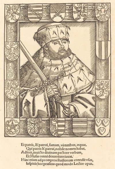John Frederic the Magnanimous, i valgkåper av after Lucas Cranach the Younger