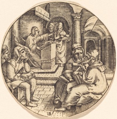 Jesus forkynner i tempelet av after Master IB