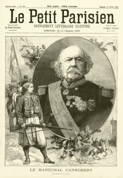 Marshal Canrobert , fransk soldat av after Nadar