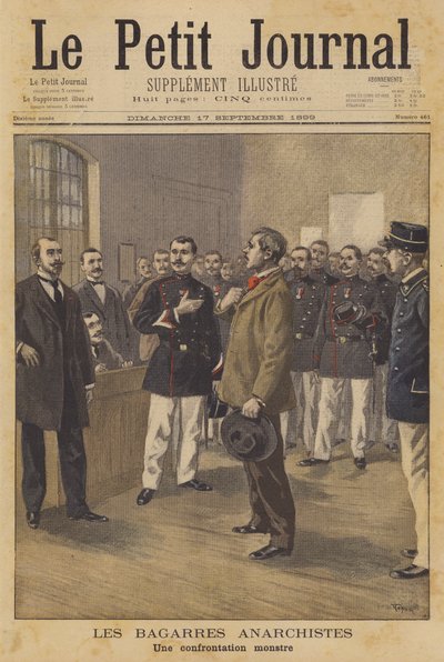 Opptøyer i Paris av after Oswaldo Tofani