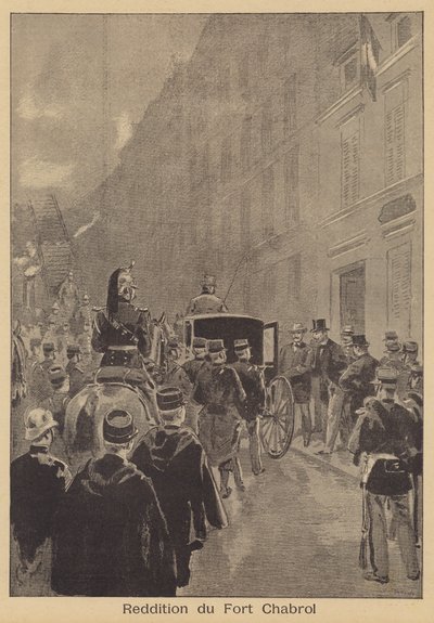 Overgivelsen av Fort Chabrol av after Oswaldo Tofani