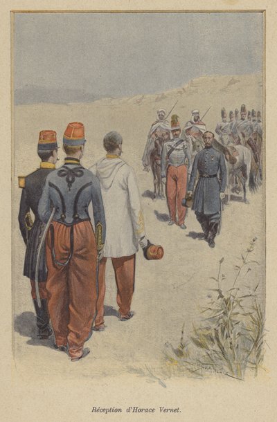 Mottakelsen av Horace Vernet av after Paris