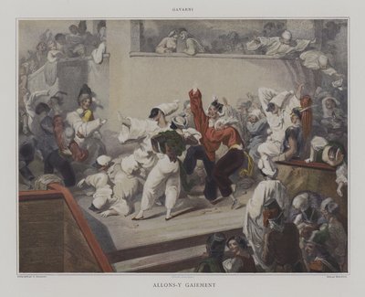 La oss gå lystig av after Pierre Gavarni