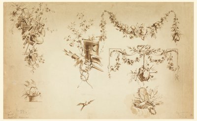 Design for trofeer av after Pierre Ranson