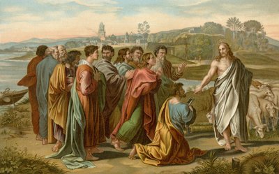 Mat lammene mine av after Raphael