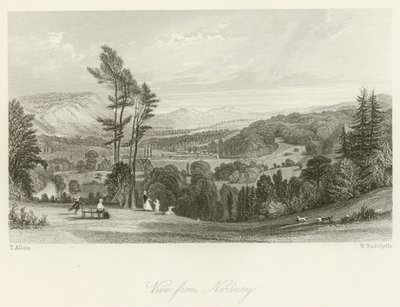 Utsikt fra Norbury av after Thomas Allom