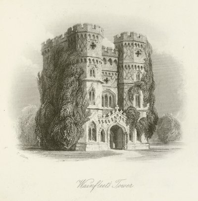 Wainfleets Tower av after Thomas Allom