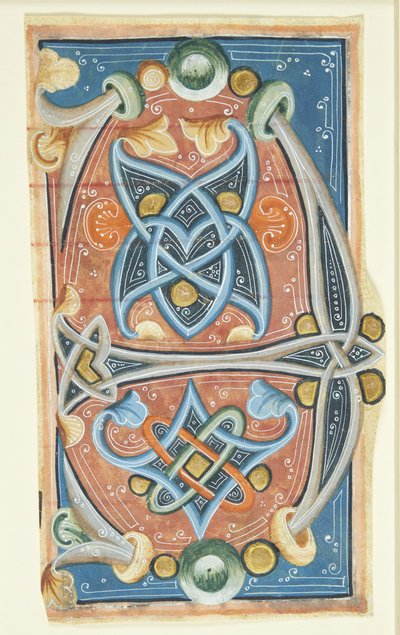 Ornamentert initial E av after Ubekendt