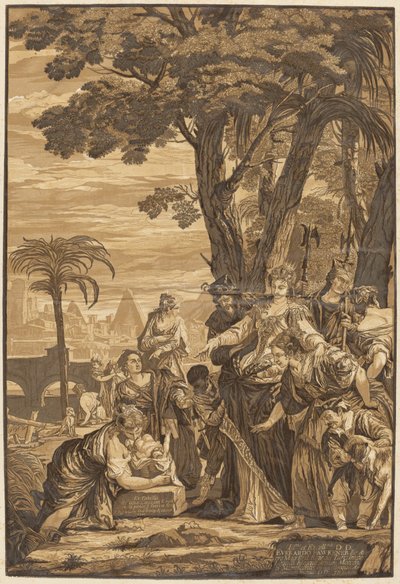 Funnet av Moses av after Veronese John Baptist Jackson