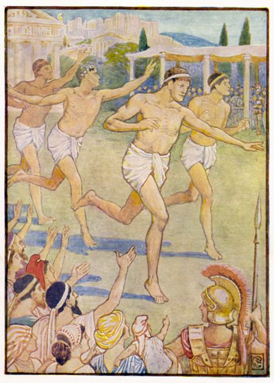 I de tidligste tider var et enkelt fotløp den eneste begivenheten av after Walter Crane