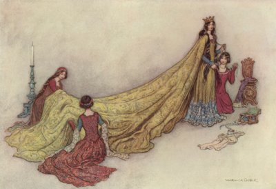 Geoffrey Chaucer, The Clerks Tale av after Warwick Goble
