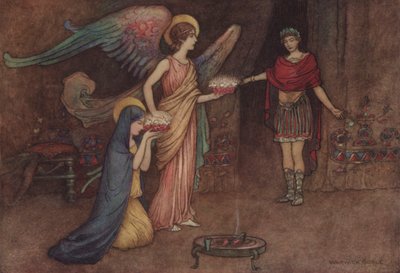 Geoffrey Chaucer, The Second Nuns Tale av after Warwick Goble