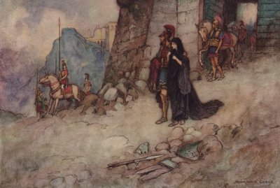 Geoffrey Chaucer, Troilus og Criseyde av after Warwick Goble