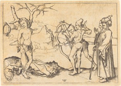 Sankt Sebastians martyrium av after Wenzel von Olmutz