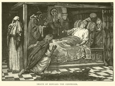 Edward Bekjennerens død av after William Henry Margetson