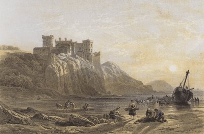 Culzean Castle (chromolitho) av after William Leighton Leitch