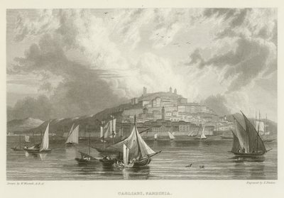 Cagliari, Sardinia av William after Westall
