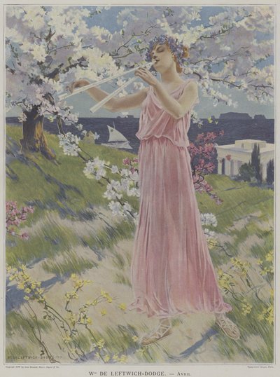 Avril (april) av after William de Leftwich Dodge