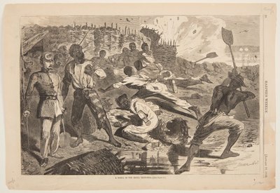 Et skjell i opprørsskyttergravene av after Winslow Homer