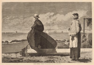 "Pappa kommer!" av Winslow Homer