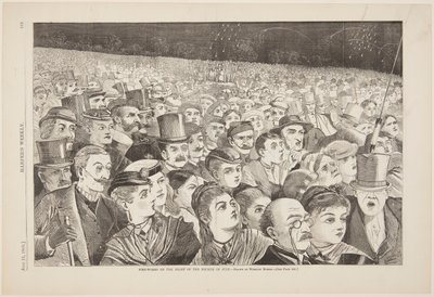 Brannverk om natten til den fjerde juli av after Winslow Homer