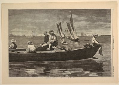 Gloucester Harbor, fra Harper's Weekly, 27. september 1873, s. 844 av after Winslow Homer