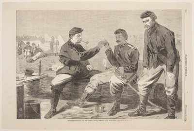 Thanksgiving-Day in the Army – After Dinner: The Wish-Bone av after Winslow Homer