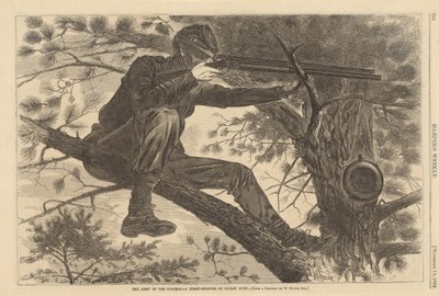 The Army of the Potomac - En skarpskytter på vakttjeneste av Winslow Homer