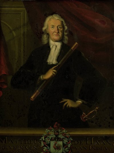 Portrett av Mattheus de Haan, generalguvernør i Nederlandsk Øst-India av anonymous (copy after)