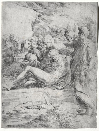 Gravleggingen av attributed to Asteas