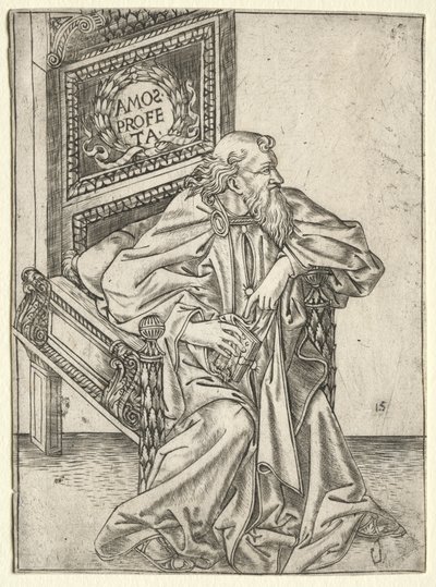 Profetene: Amos av attributed to Baccio Baldini