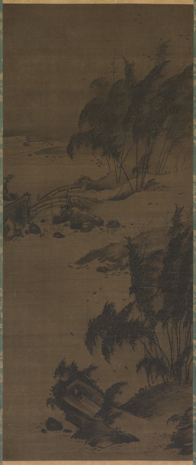 Bambus i vinden av attributed to Genga