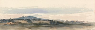 Bardon Hill, Charnwood Forest, Leicestershire av attributed to Peter DeWint