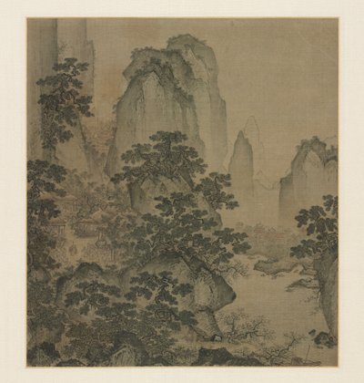 Tilfluktsstedet for fersken-blomstrende våren av attributed to Shi Rui