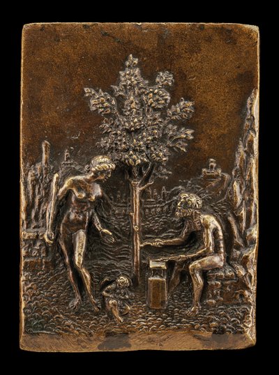 Venus, Amor og Vulkan av called Riccio Andrea Briosco