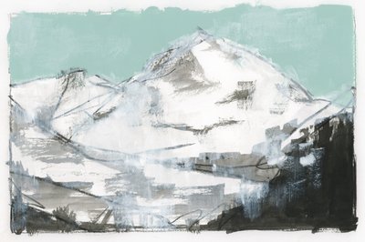 Abstrakte fjelltopper av cartissi