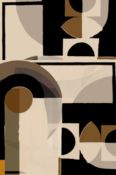 Jordnær geometrisk abstraksjon av cartissi