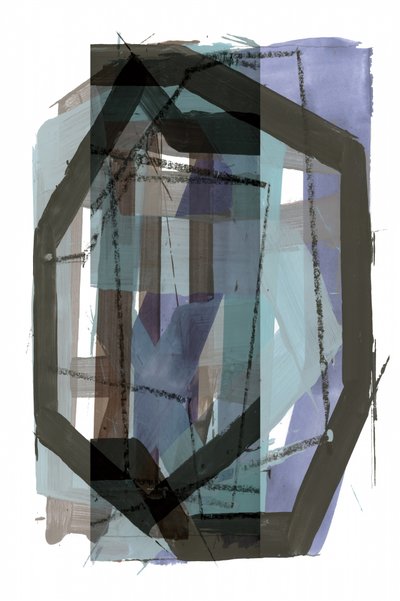 Geometrisk abstrakt kunst i flere lag av cartissi