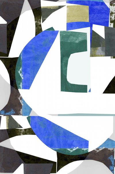 Moderne geometrisk collage av cartissi