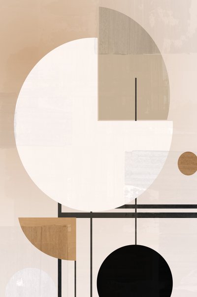 Nøytral, geometrisk, abstrakt av cartissi