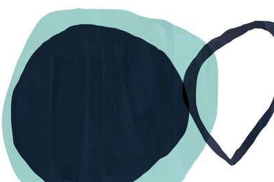 Overlappende blågrønn av cartissi