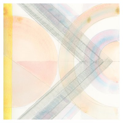 Pastellfargede geometriske lag av cartissi