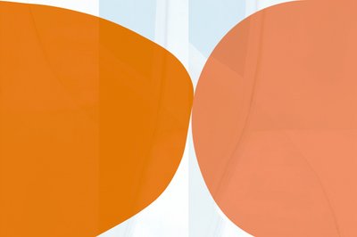 Myke, oransje former av cartissi