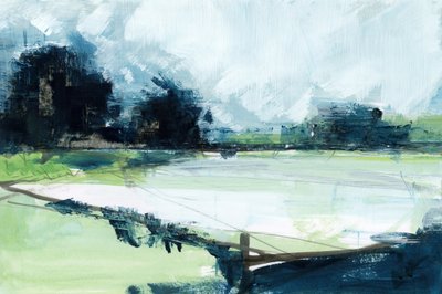«Tranquil Lake» – abstrakt av cartissi