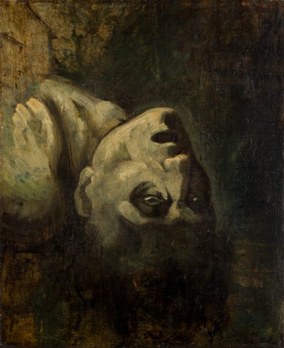 Hodet til en druknet mann av circle of Théodore Géricault