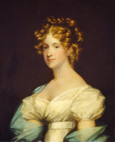 Charlotte Morton Dexter (Mrs. Andrew Dexter) av completed by an unknown artist Gilbert Stuart