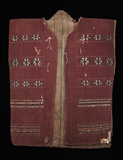 Hodejegerjakke (baju kirai), ca. 1825-75 (hjemmespunnet bomull) av culture Iban